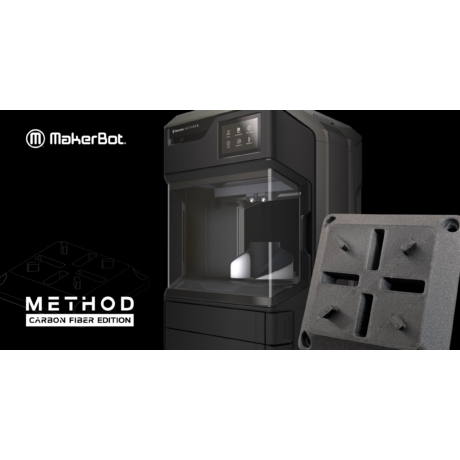 Ultimaker MakerBot METHOD X 3D Printer - Carbon Fiber Edition